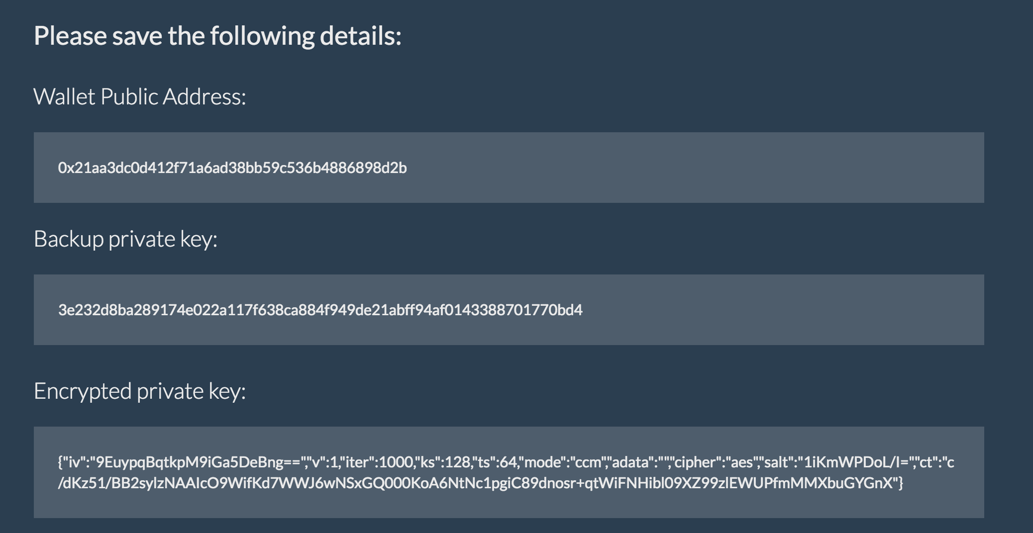 ethereum wallet import private key